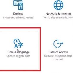 cambiar idioma en windows 10