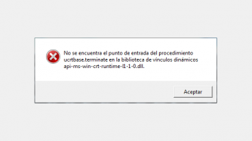 Solución al error api-ms-win-crt-runtime-l1-1-0