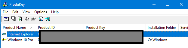 produkey - ver clave del equipo windows