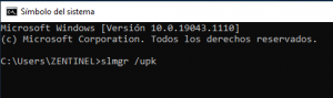 Solución al error 0xc004f050 al activar Windows 10 - Zentinels.NET