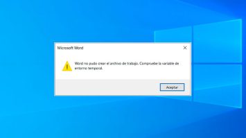 solucio word no pudo crear el archivo de trabajo