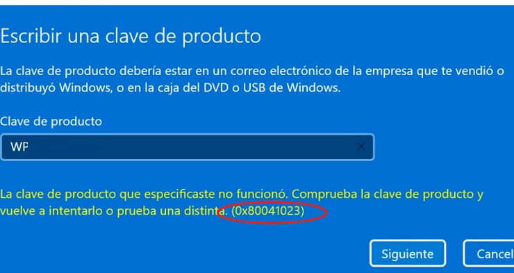 windows 11 error 0x80041023