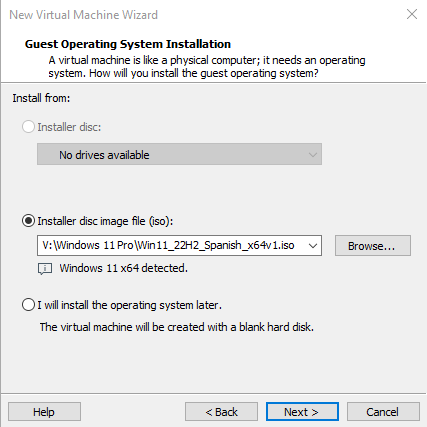 windows 11 vmware