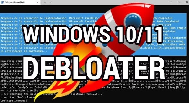 eliminar bloatware de windows 10