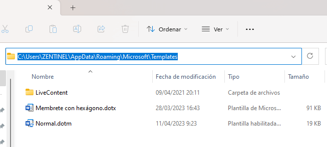 word lento al abrirse