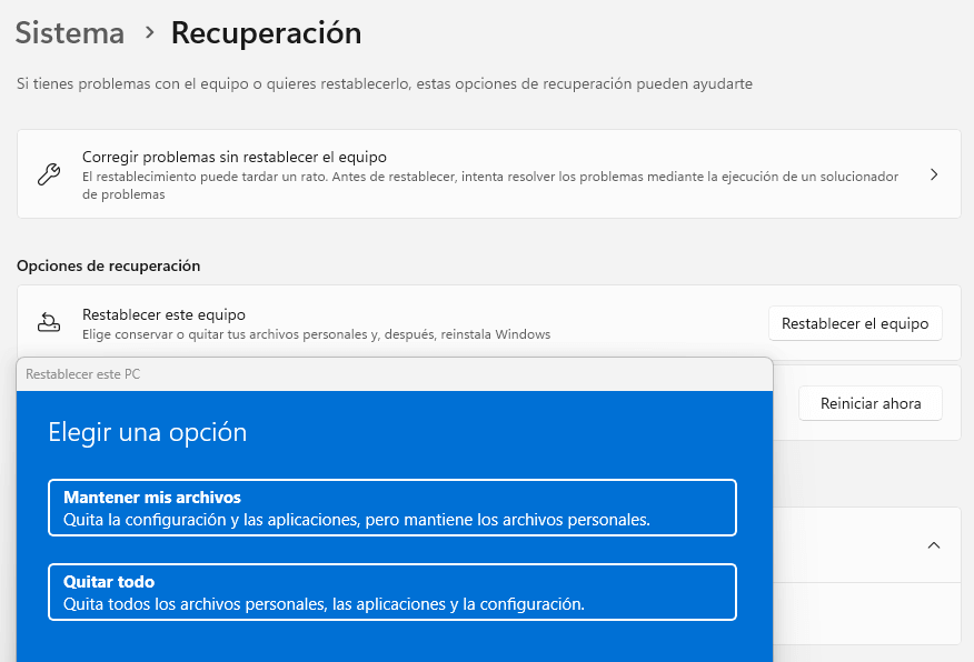 reinstalar licencia windows 11