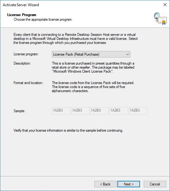 licencia rds cal server 2022