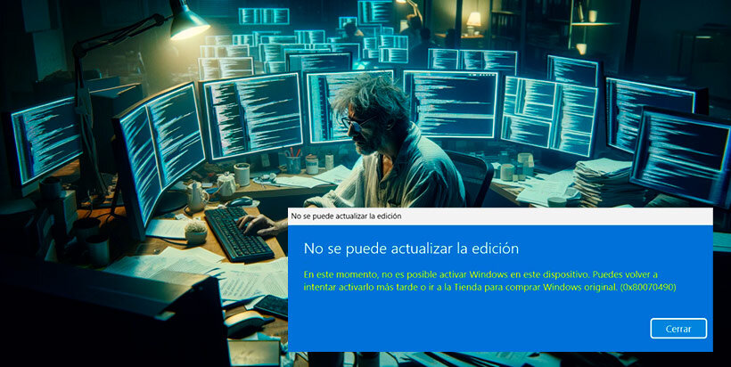Home Error Solución alternativa al error 0x80070490 al actualizar Windows Home a ...