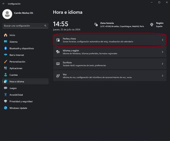 Error de reloj Autodesk