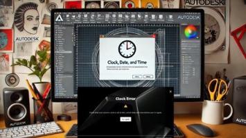 Error de reloj al iniciar el software de Autodesk