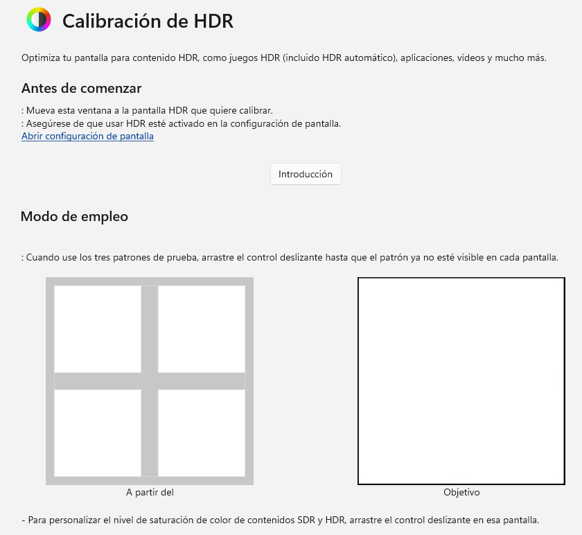 activar hdr windows