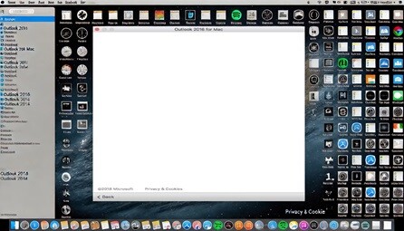 Pantalla blanca al activar Office