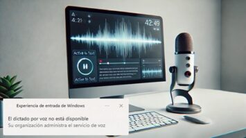 Solucion El dictado por voz no está disponible