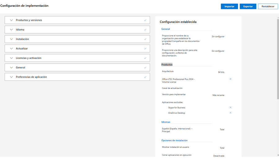 personalizar instalador office