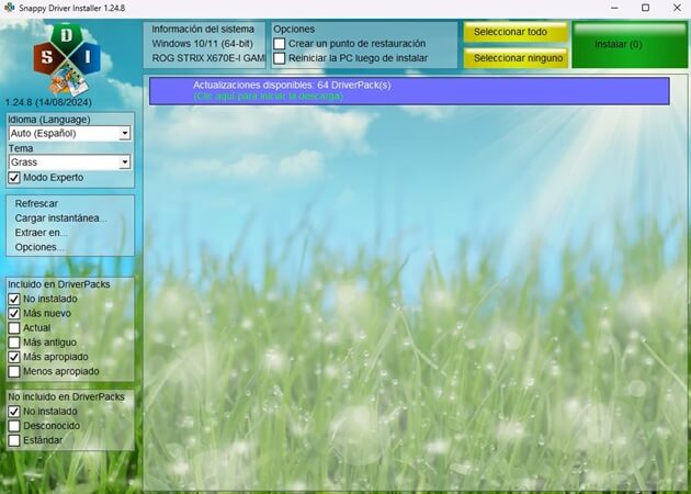Actualizar drivers fácilmente con Snappy Driver Installer