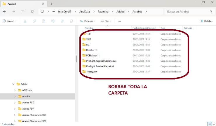 Exception Caught Could not copy file Adobe Acrobat