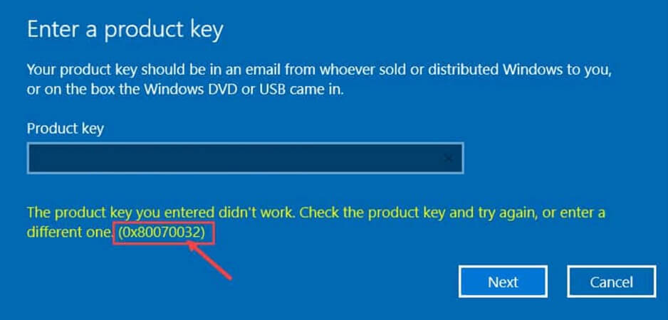 0x80070032_al_activar_Windows_Server