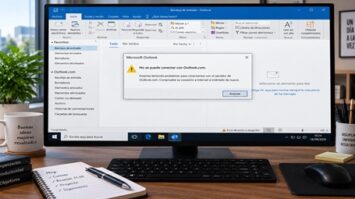 Outlook 2019 no puede conectar con Outlook.com